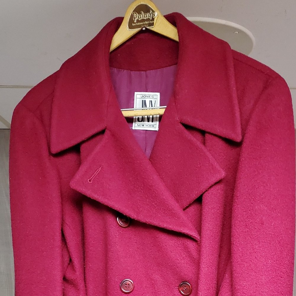 JONES NEW YORK WOMEN'S WOOL COAT SIZE SMALL